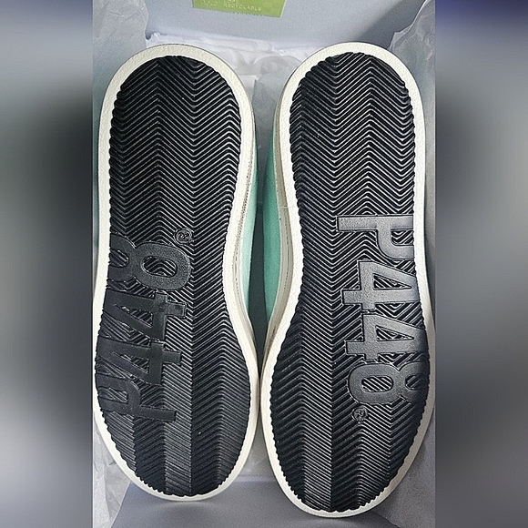 John Low P448 GLITTER Mint Sneakers Womans 38/US 8 GLINIDO $300 NIB - Picture 7 of 16